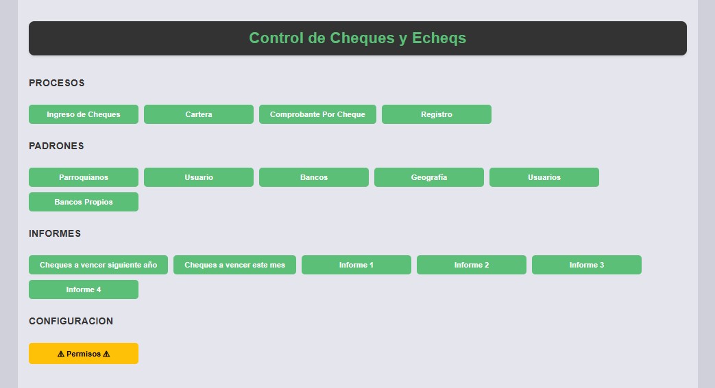 Sistema de Cheques
